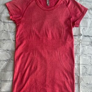 LULULEMON RUN SWIFTLY TECH SS HEATHERED CURRANT Women’s 6